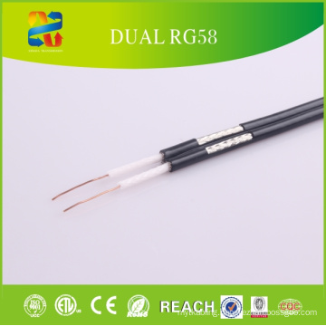 China Selling High Quality Low Price Dual Rg58 Coaxial Cable